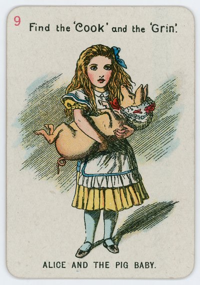 アリスとブタの赤ちゃん 作： John Tenniel